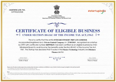 DPIIT-Recognized Startup 